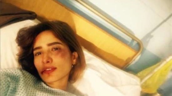 صور زينة بالمستشفى بعد تعرضها للضرب المبرح