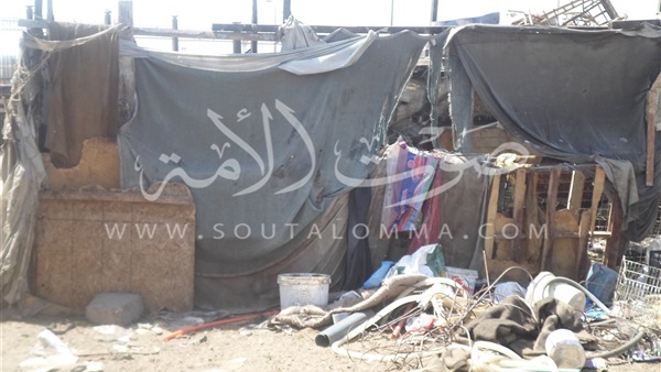 بالصور.. «عرب النهضة» و«السلام» أحياء على الورق.. قصص مآساوية ترصد حياة الإنسان البدائي.. وخدمات الحكومة ممنوعة من الوصول.. «الأهالي»: المسؤولين ضحكوا علينا بوعود كاذبة ومش عارفين نروح لمين غير الله 