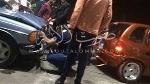 «يا فرحة ما تمت»اصطدام 30 سيارة أثناء زفة عروسين بالدقهلية 