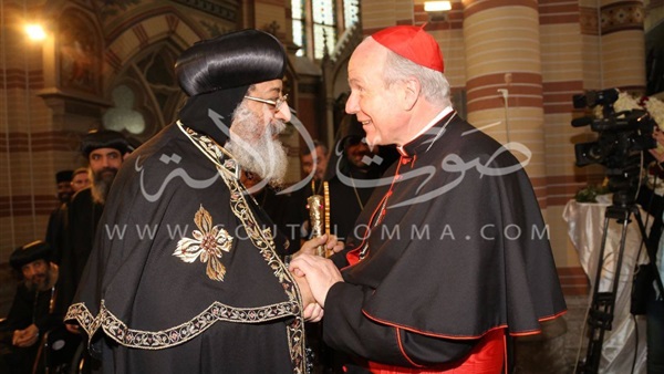 بالصور.. احتفالية تسلم البابا تواضروس كنيسة العذراء المنتصرة بفيينا