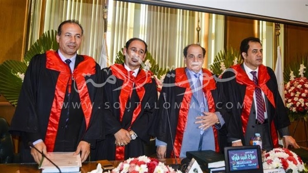 بالصور.. مناقشة «القضاء الإداري والدستوري في حماية حرية» بالمنصورة