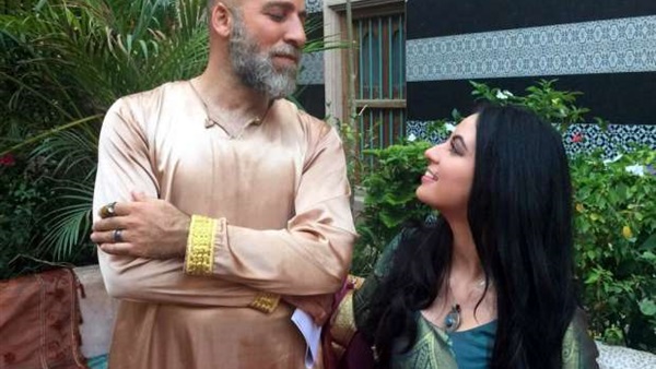 بالصور.. نسرين تومي في كواليس مسلسل «سمرقند»