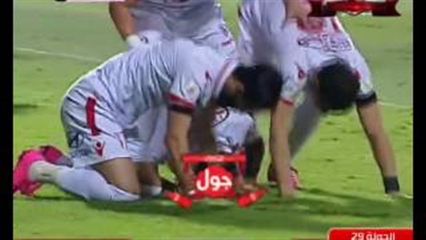 بالفيديو..  كهربا يقود الزمالك للتقدم على المقاصة مع نهاية الشوط الأول