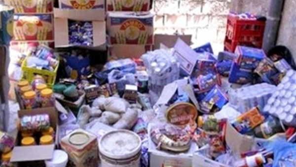 ضبط مواد غذائية مجهولة المصدر في حملة بالمنوفية