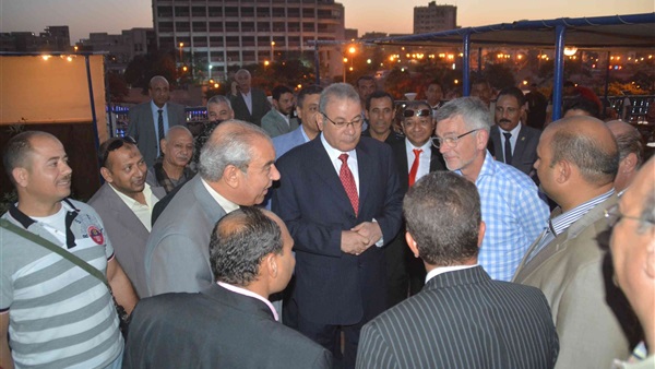 محافظ المنيا يفتتح المرسى السياحي والفندق العائم لوب دونيل