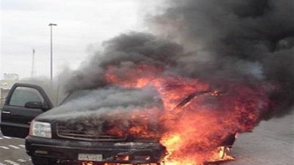 السيطرة على حريق إثر انفجار أنبوبة فريون بسيارة بميدان روكسى