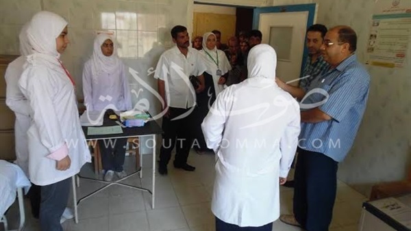 بالصور.. زيارة مفاجئة لرئيس مدينة الحامل «للمستشفي المركزي»