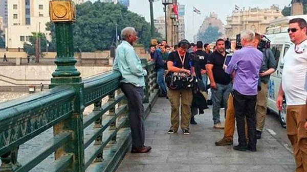 الممثل العالمي مورجان فريمان: سعيد بزيارتي لمصر وتنشيط السياحة 