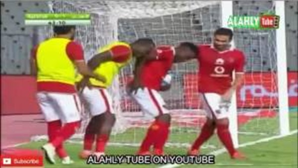 بالفيديو.. ايفونا يتقدم للأهلي بهدف فى شباك الداخلية