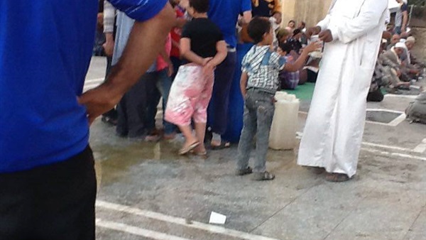 بالصور.. استعدادات موائد الرحمن بمسجد السيد البدوى بطنطا