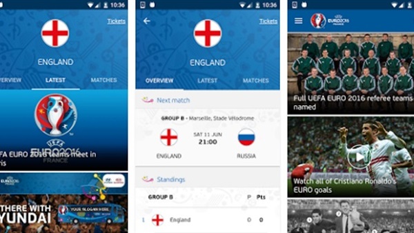 بالصور: أفضل 5 تطبيقات رياضية لمتابعة بطولة يورو 2016