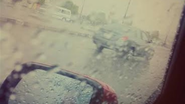  بالصور.. أمطار غزيرة تضرب محافظة المنيا