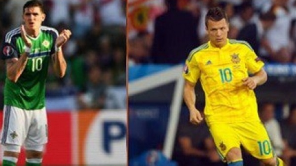 يورو 2016.. أوكرانيا تتعادل مع ايرلندا الشمالية سلبيا فى الشوط الأول