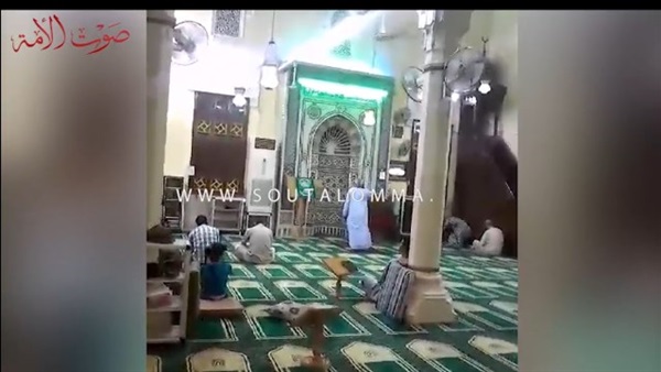 بالفيديو.. رفع آذان المغرب بمسجد ناصر فى القليوبية