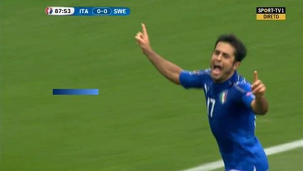 بالفيديو.. ايطاليا تفوز على السويد فى الثوانى الأخيرة بـ "يورو 2016"