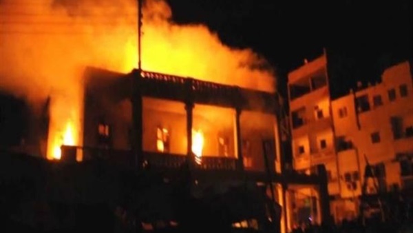 مصدر أمني يكشف تفاصيل حريق كنيسة «مارمينا» 