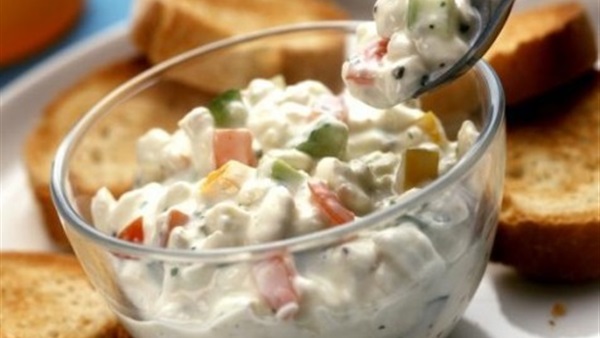 طريقة تحضير سلطة المكرونة بالمايونيز 