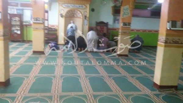 بالصور.. بدء توافد الصائمين علي مسجد المصري بالمنوفية