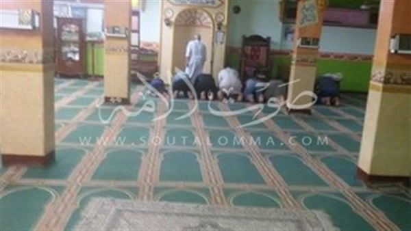 بالصور.. اقامة شعائر صلاة المغرب بمسجد المصري فى المنوفية