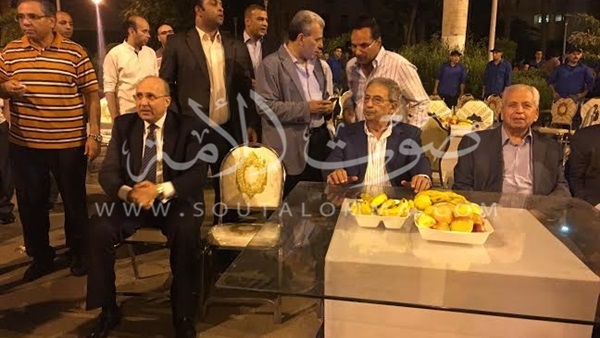 بالصور.. وصول «موسى وعدوي وزايد» سحور جامعة القاهرة