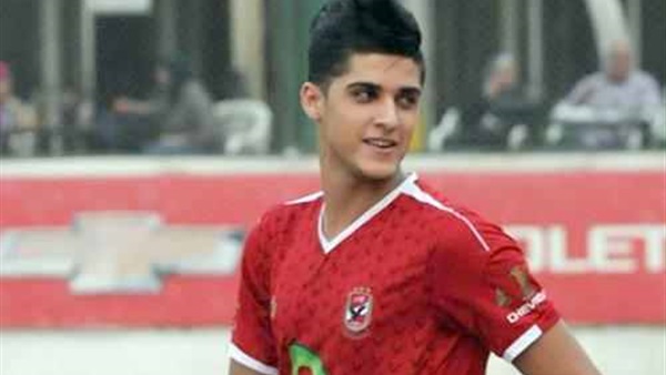 اختبار طبي لأحمد الشيخ قبل مران فريق الاهلى اليوم