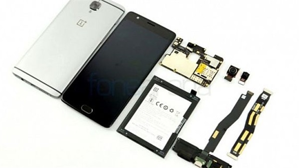 عملية تفكيك الهاتف OnePlus 3 تكشف لنا عن مكوناته الداخلية