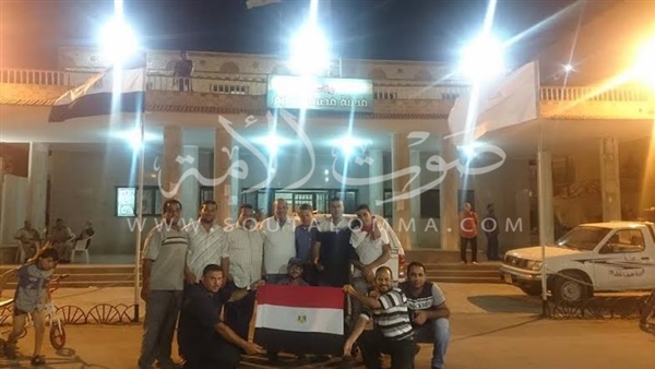 بالصور.. مسيرة بالسيارات تجوب شوارع مصيف بلطيم إحتفالاً بـ30 يونيو