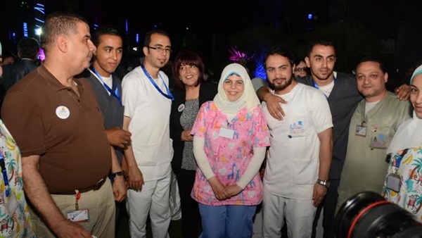 بالصور.. نسمة محجوب في حفل إفطار مستشفى 57357