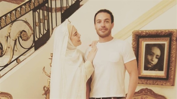 بالصورة.. شريهان بالحجاب في العيد