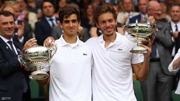 «ايربير وماهو» يفوزان بلقب زوجي الرجال ببطولة ويمبلدون للتنس