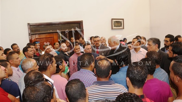 بالصور.. «الهياتمي» يحضر اختبارات شباب السويس بالمنطقة الحرة