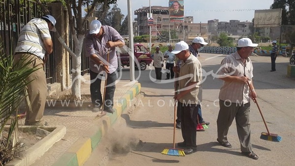بالصور.. طلاب2156 مدرسة يشاركون فى مبادرة«حلوة يابلدى» بكفر الشيخ