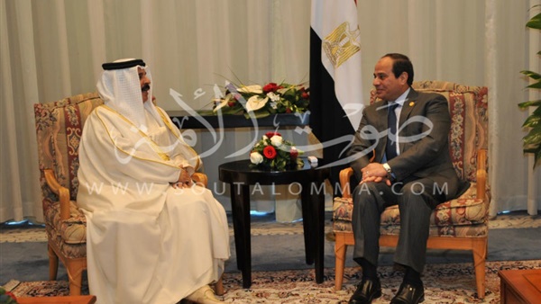 تفاصيل لقاء ملك البحرين والسيسي 