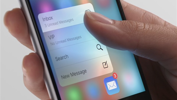 مسنجر فيس بوك يدعم ميزة 3D Touch في آيفون 6 اس