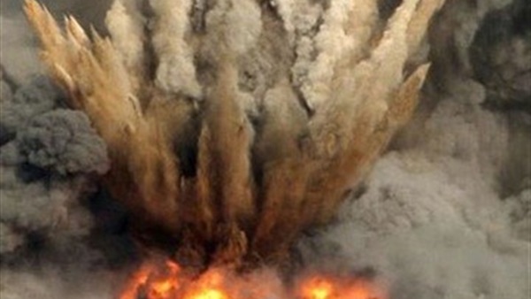 مصرع مواطنًا وإصابة ضابط في انفجار عبوة ناسفة بالعريش