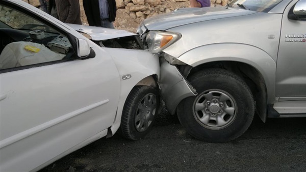 نجاة معلمة من حادث مؤكد 