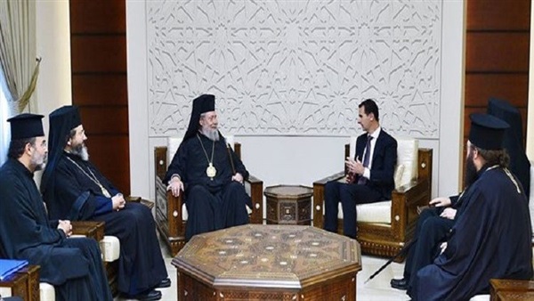 «الأسد» يستقبل رئيس أساقفة قبرص والوفد المرافق له
