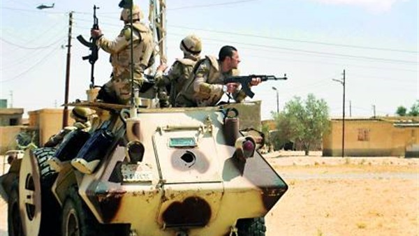 تصفية 15 إرهابيا وتدمير سيارتين بالشيخ زويد