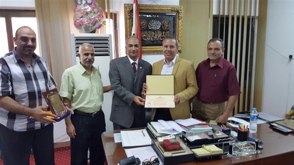 بالصور.. وكيل صحة الدقهلية يستقبل مجلس نقابة العلوم 