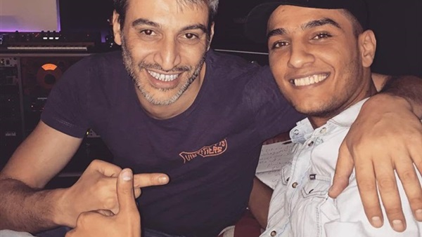 بالصور.. كواليس تسجيل اغنيات ألبوم محمد عساف الجديد