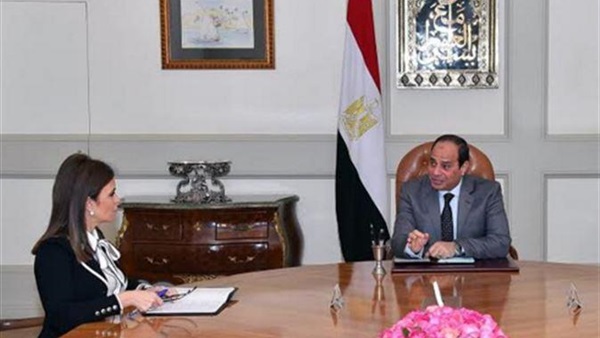 تفاصيل لقاء السيسي مع وزيرة التضامن الاجتماعى