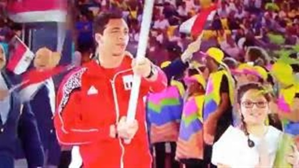 بالفيديو.. لحظة ظهور البعثة المصرية فى حفل افتتاح ريو 2016