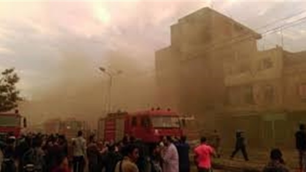 2 مليون جنيه خسائر حريق مصنع تدوير القمامة بدمياط