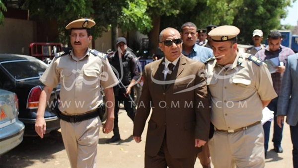 بالصور.. جولة ميدانية لمدير الأمن بمركز كوم امبو