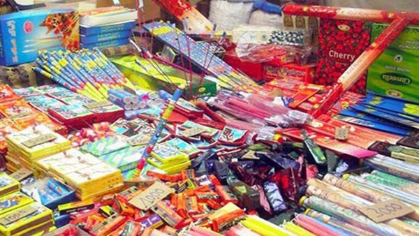 ضبط 850 صاروخ ألعاب نارية في حملة أمنية بالقليوبية