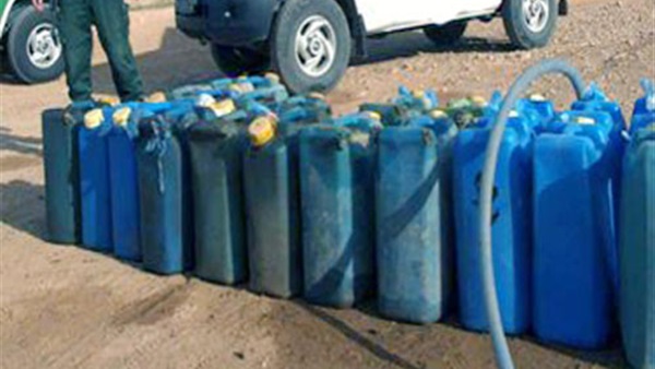 ضبط 1300 لتر سولار قبل بيعها فى السوق السوداء بالخصوص