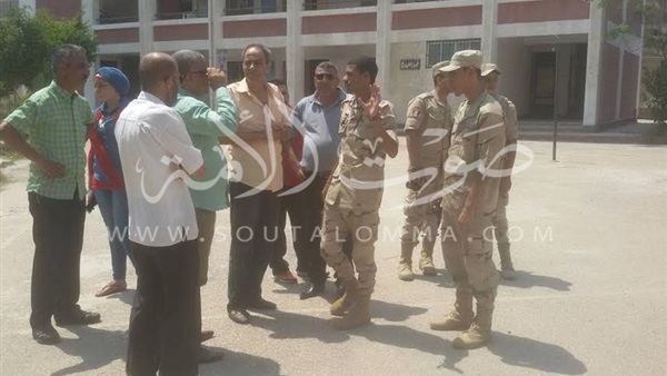 لجنة فنية من القوات المسلحة تتفقد عدد من مدارس بورسعيد لصيانتها 