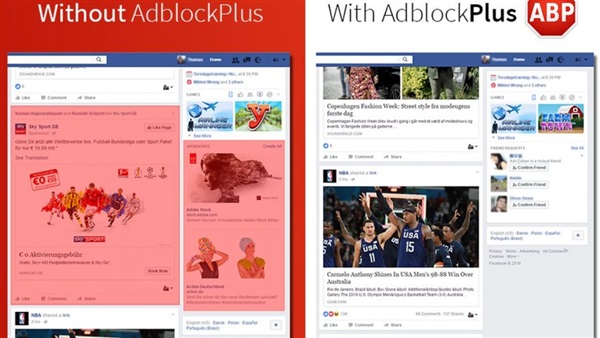 Adblock Plus تتخطى سياسية فيس بوك لإيقاف برامج حجب الإعلانات
