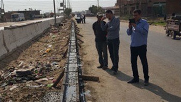 بدء تطوير وصيانة الجزيرة الوسطى بدائري الفيوم 
