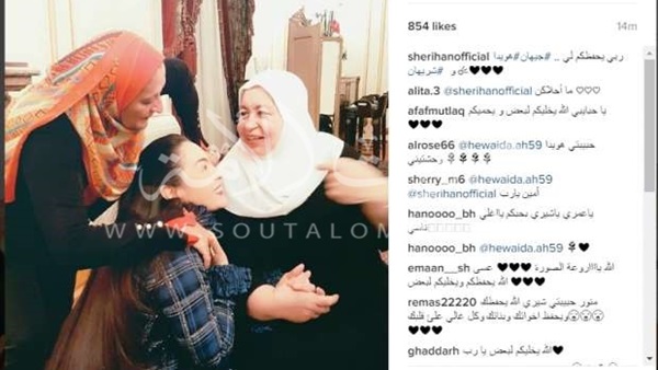 بالصورة.. «شريهان» تنشر صورة نادرة لشقيقاتها